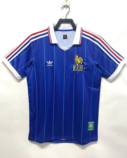 Jersey retro de la selección nacional de Francia para hombre - 1982