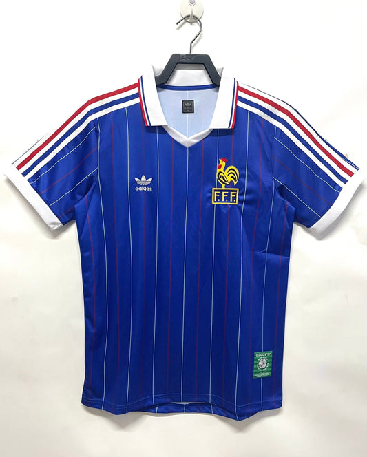 Man's Retro Jersey France National Team Home - 1982