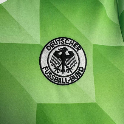 Maillot Rétro Homme Équipe Nationale d'Allemagne Vert Clair - 1998
