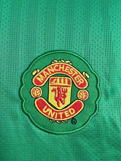 Maillot Rétro Homme Manchester United Équipe Vert Gardien de But - 2007/08