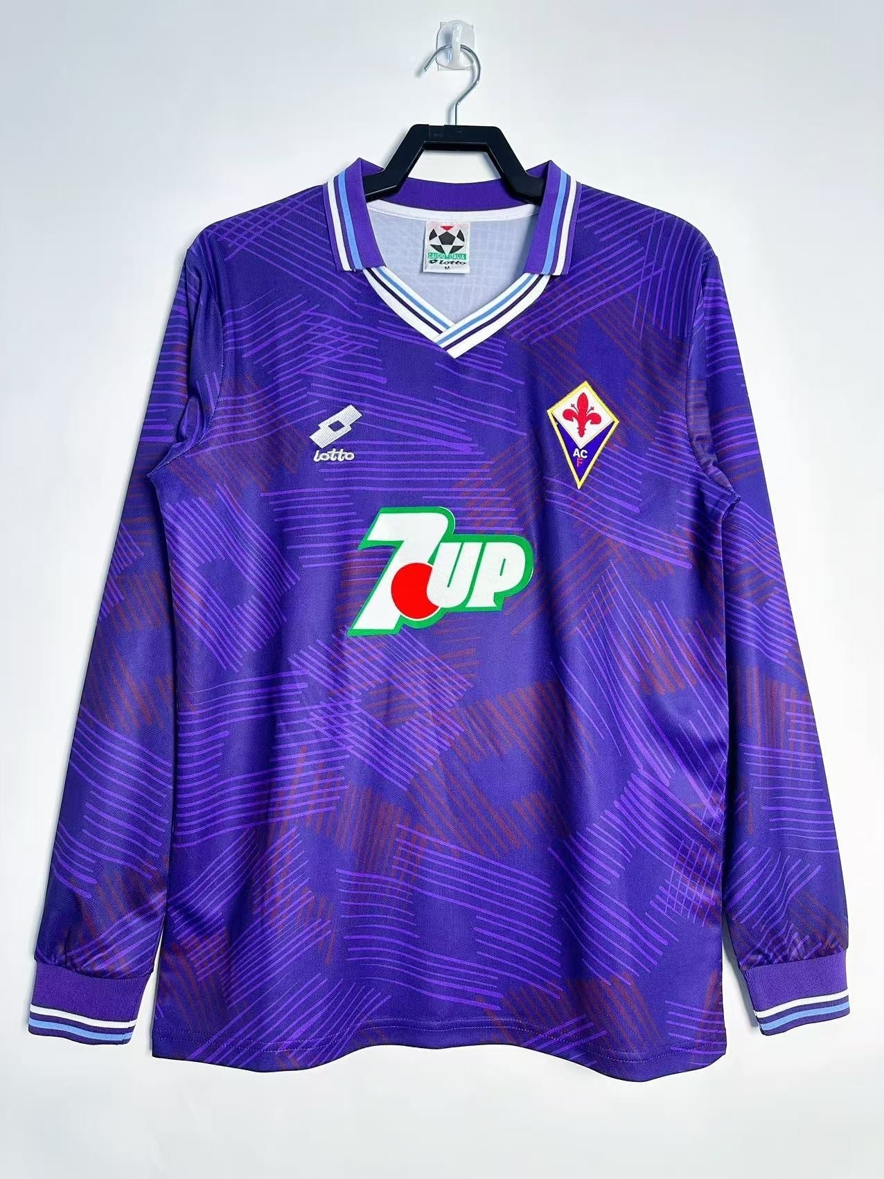 Maillot domicile rétro Fiorentina manches longues - saison 1992/93 pour homme