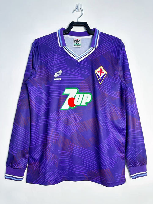 Maillot domicile rétro Fiorentina manches longues - saison 1992/93 pour homme