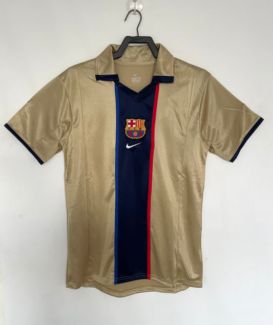 Camiseta Retro Hombre Barcelona Visitante - 2001/02