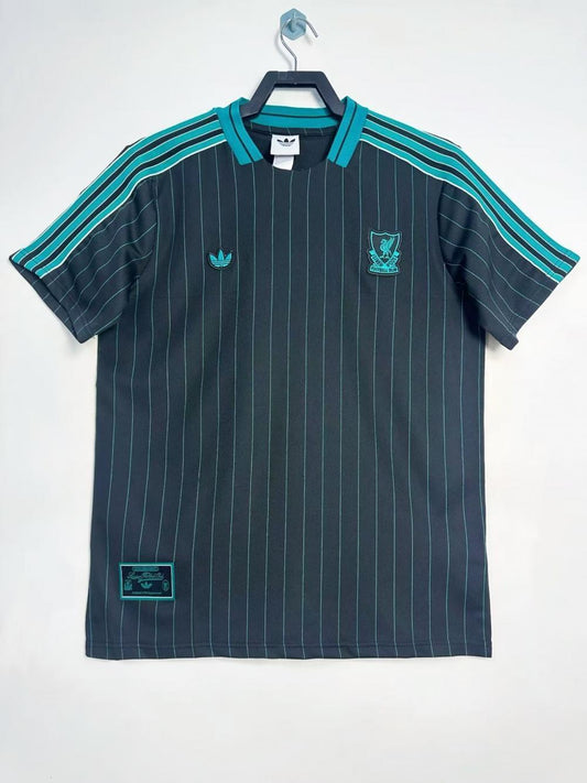 Camiseta Retro Negra de Hombre Liverpool - 2025/2026