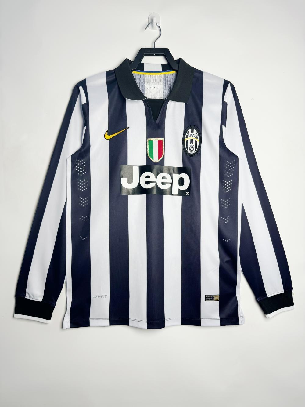 Maillot Rétro Homme Juventus Domicile Manches Longues - 2014/2015