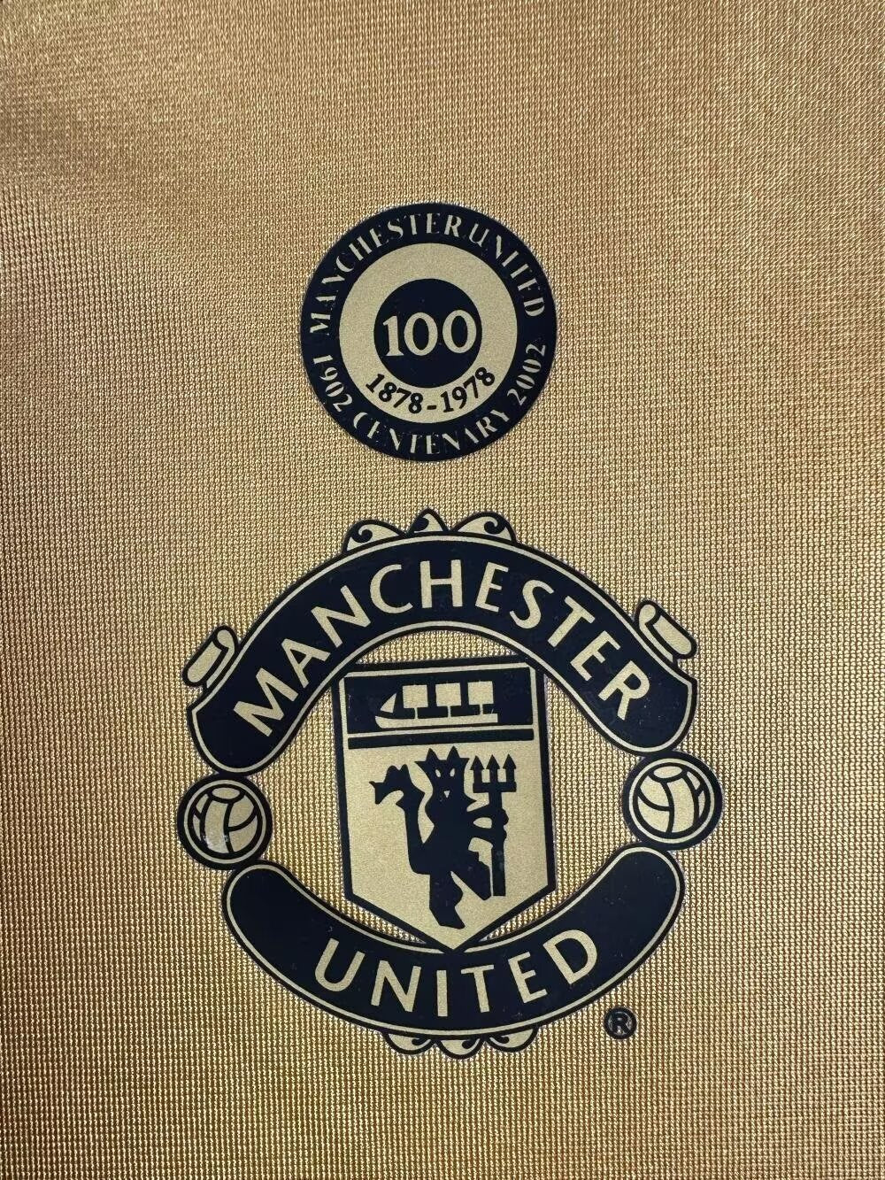 Maillot Rétro Homme Manches Longues Manchester United Double Face - Saison 2001/02