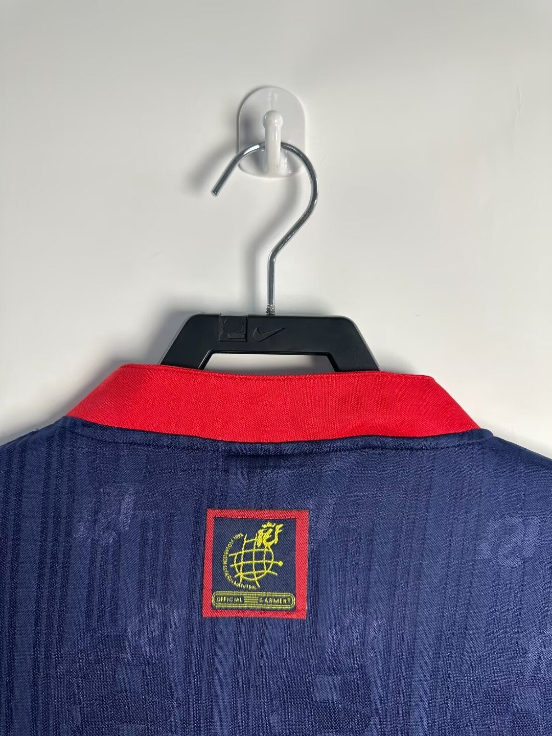 Man's Retro Jersey Spain National Team Jacquard - 1998