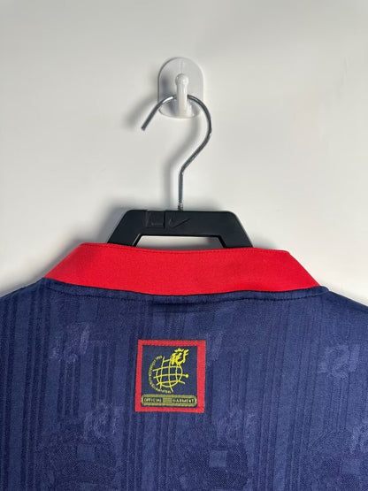 Man's Retro Jersey Spain National Team Jacquard - 1998
