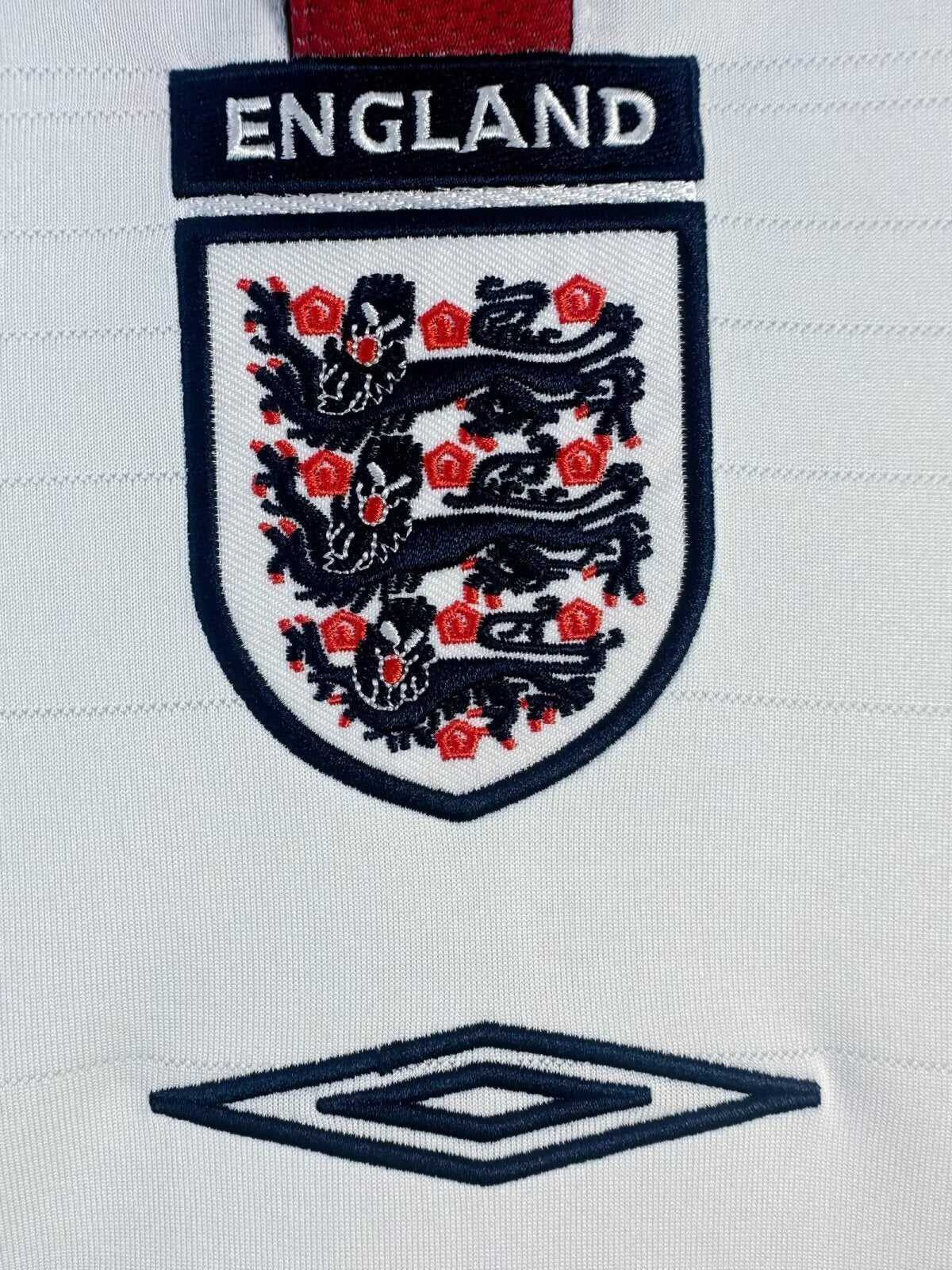 Maillot Rétro Homme Équipe Nationale d'Angleterre Domicile - 2004
