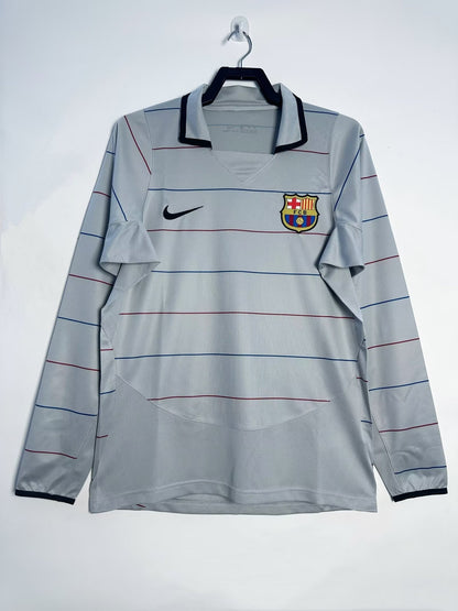 Maillot Rétro Homme Manches Longues Extérieur Barcelone - 2003/04