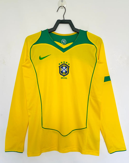 Long Sleeve Retro Brazil National Team 2004/2005