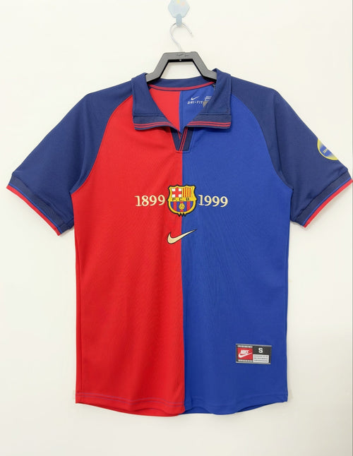 Camiseta Retro de Hombre del Equipo del Barcelona - 1989
