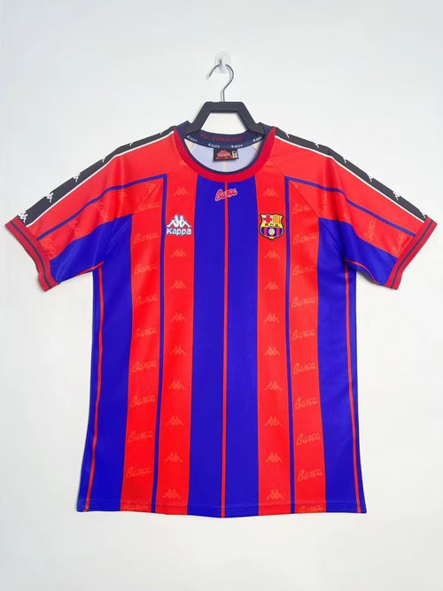 Maillot Rétro Homme Domicile Barcelone - 1997/1998