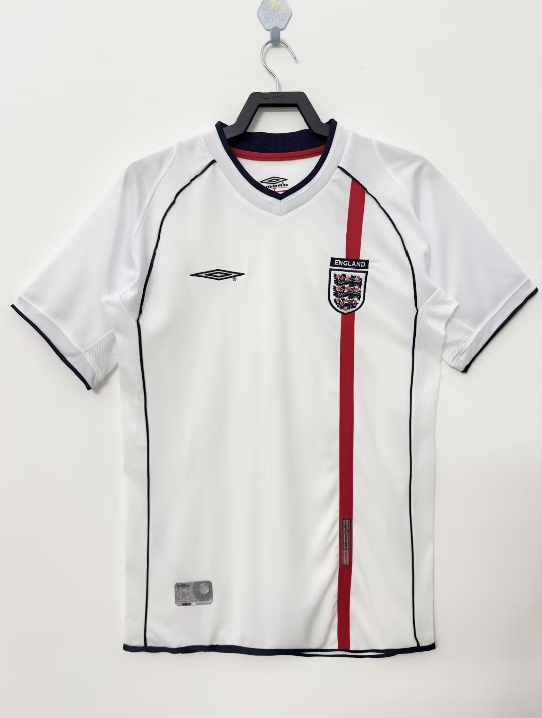 Camiseta Retro de Hombre Selección Nacional de Inglaterra - 2002