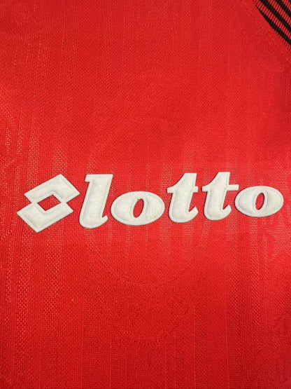 Camiseta Retro de Hombre Edición Especial del Equipo de Milán Roja - 1997/1998