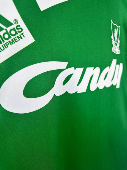 Maillot Rétro Homme Liverpool Extérieur Vert - 1991/92
