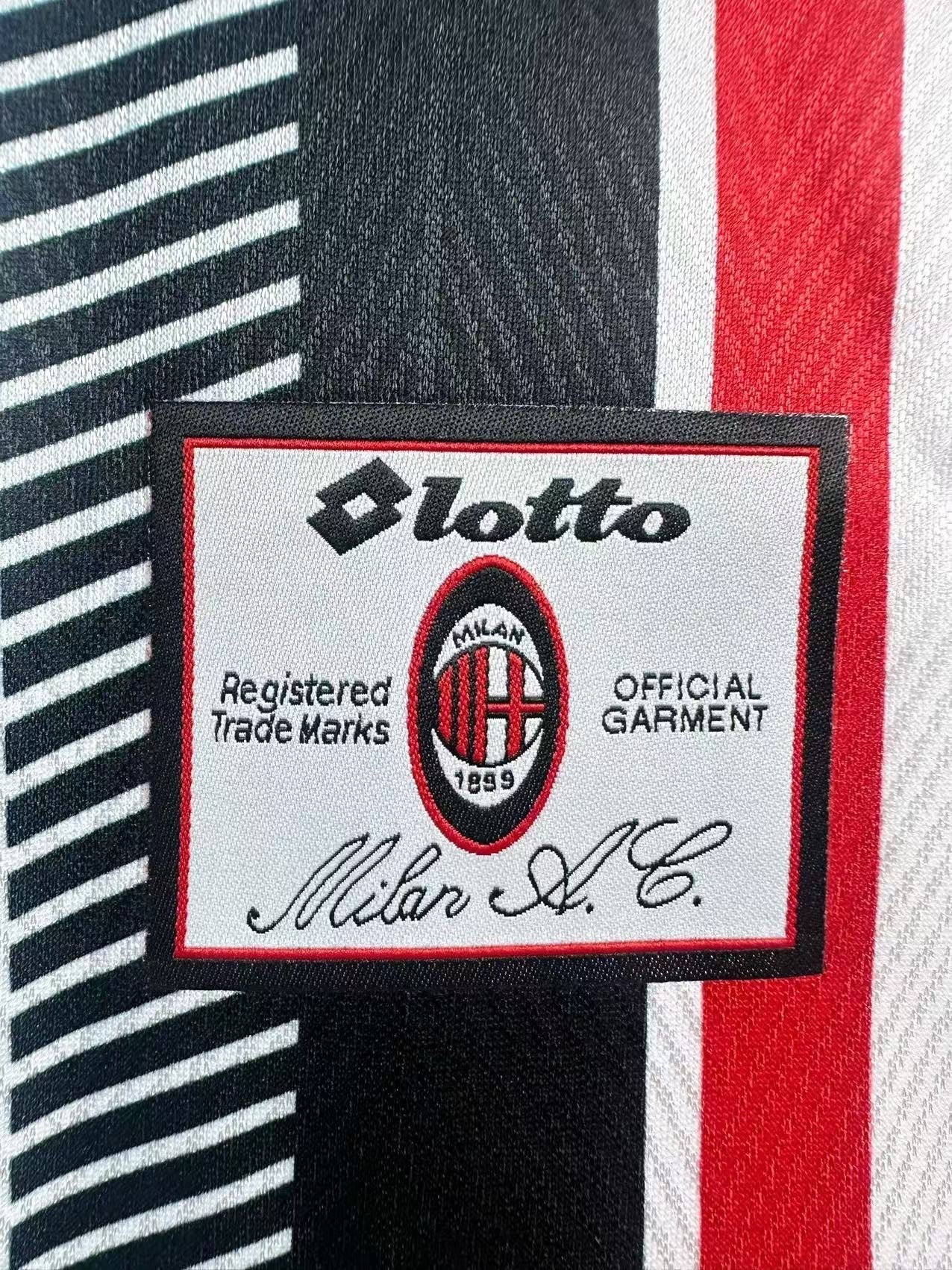 Camiseta Retro Hombre Milan Visitante - 1997/98
