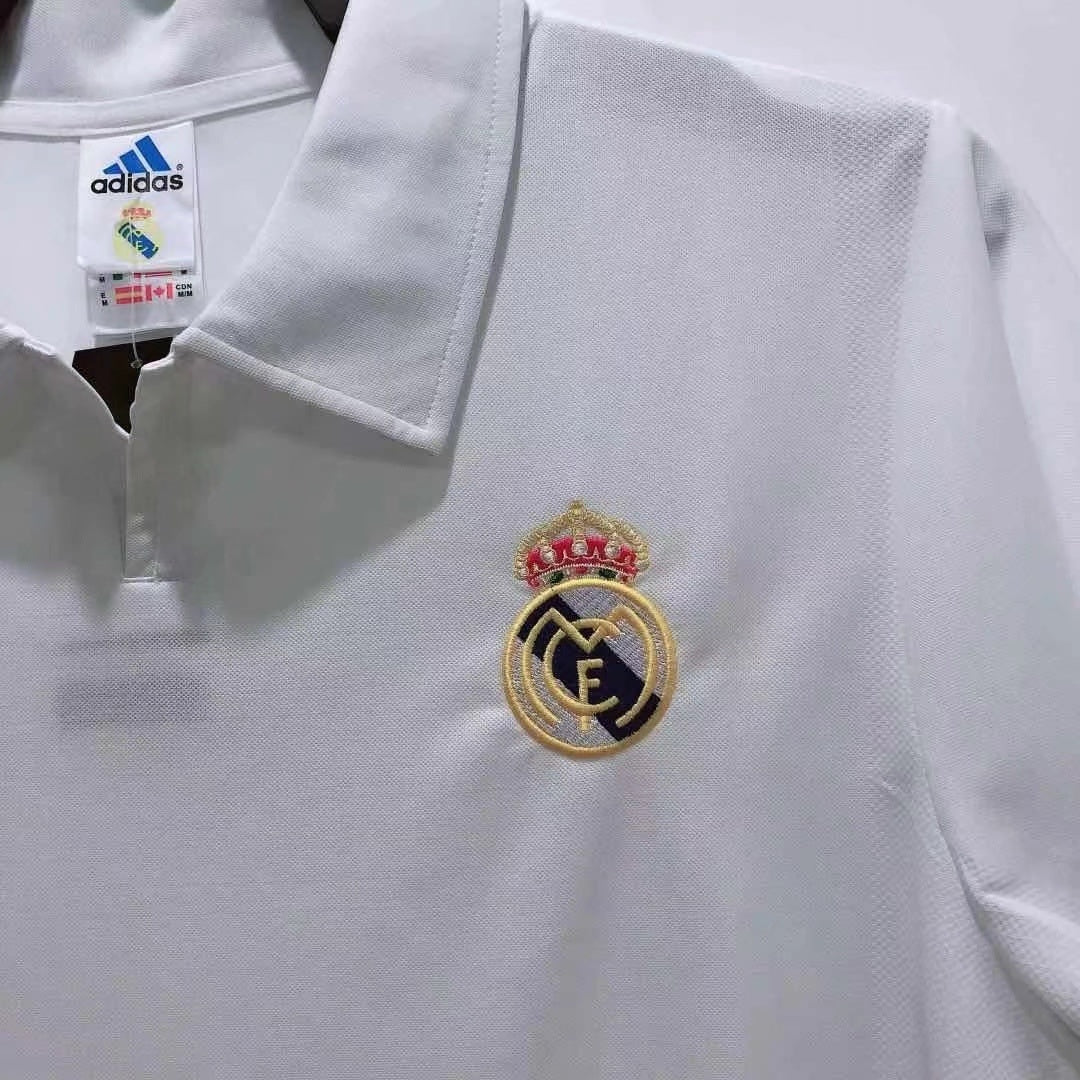 Camiseta Retro de Hombre Real Madrid Equipo Champions League Local - 2002/03