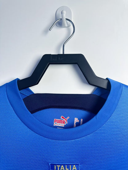 Camiseta retro de manga larga de la Selección Nacional de Italia para hombre - 2006