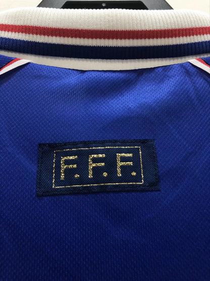 Camiseta retro de la Selección Nacional de Francia para hombre - 1998