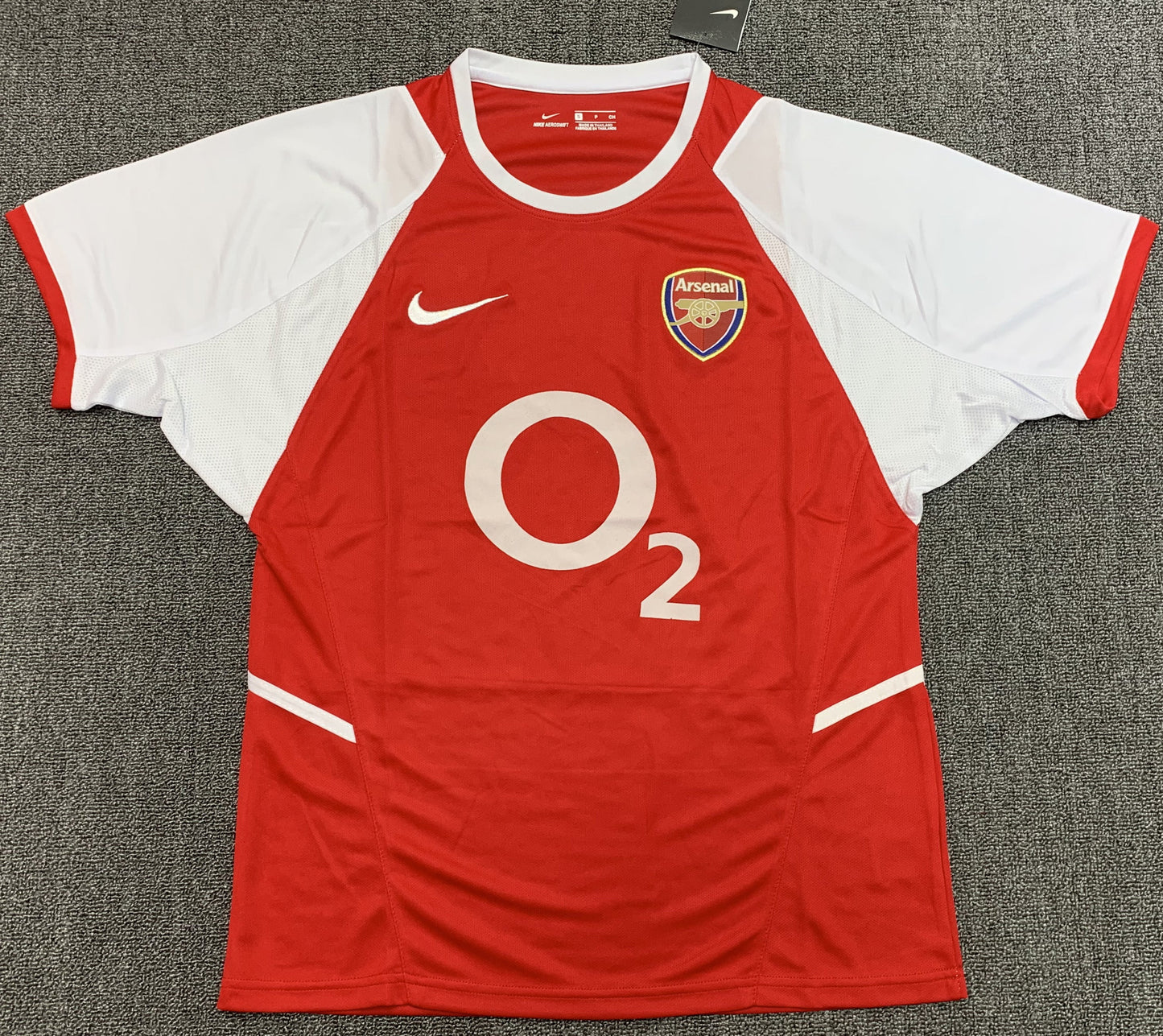 Camiseta retro de hombre del Arsenal, local - temporada 2002/03