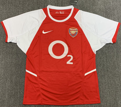 Camiseta retro de hombre del Arsenal, local - temporada 2002/03