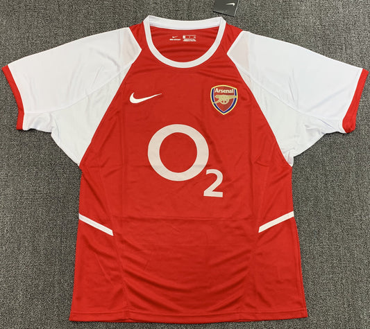 Camiseta retro de hombre del Arsenal, local - temporada 2002/03