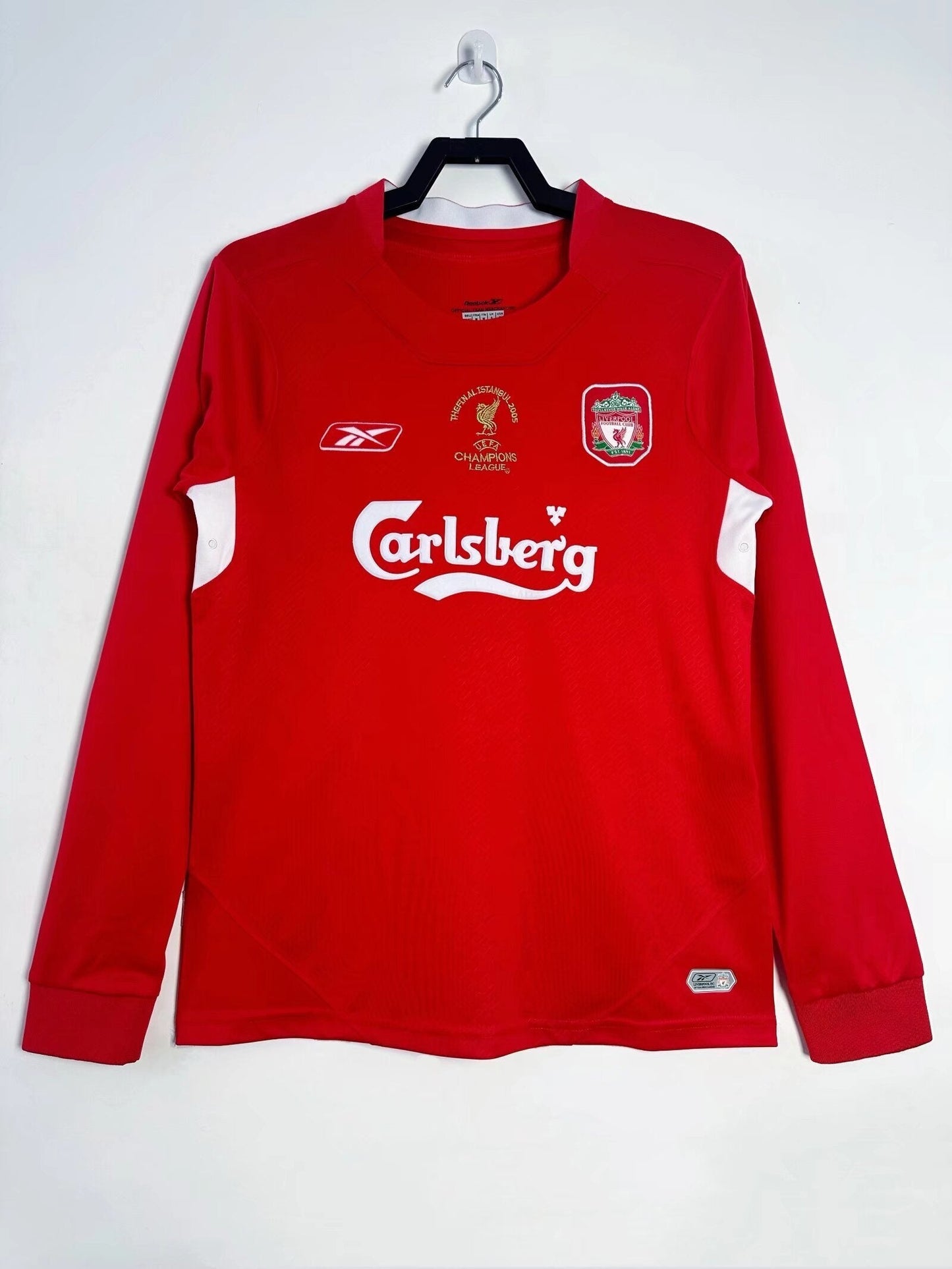 Maillot Rétro Homme Manches Longues Domicile Liverpool - 2004/2005