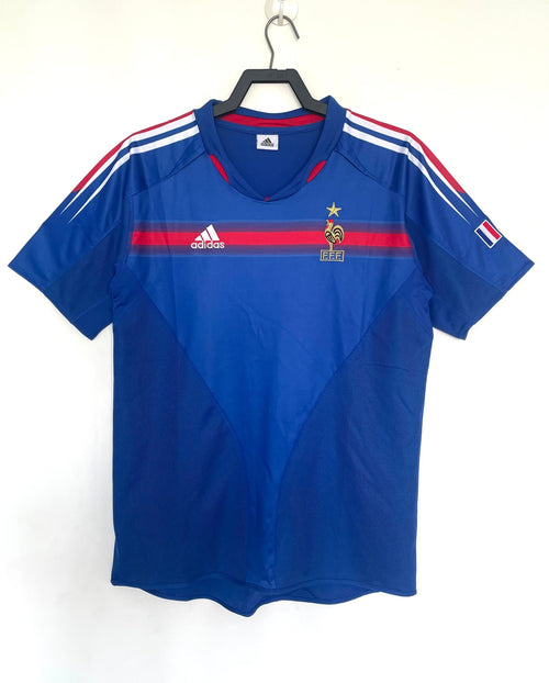 Camiseta retro de la selección nacional de Francia para hombre - Local 2004