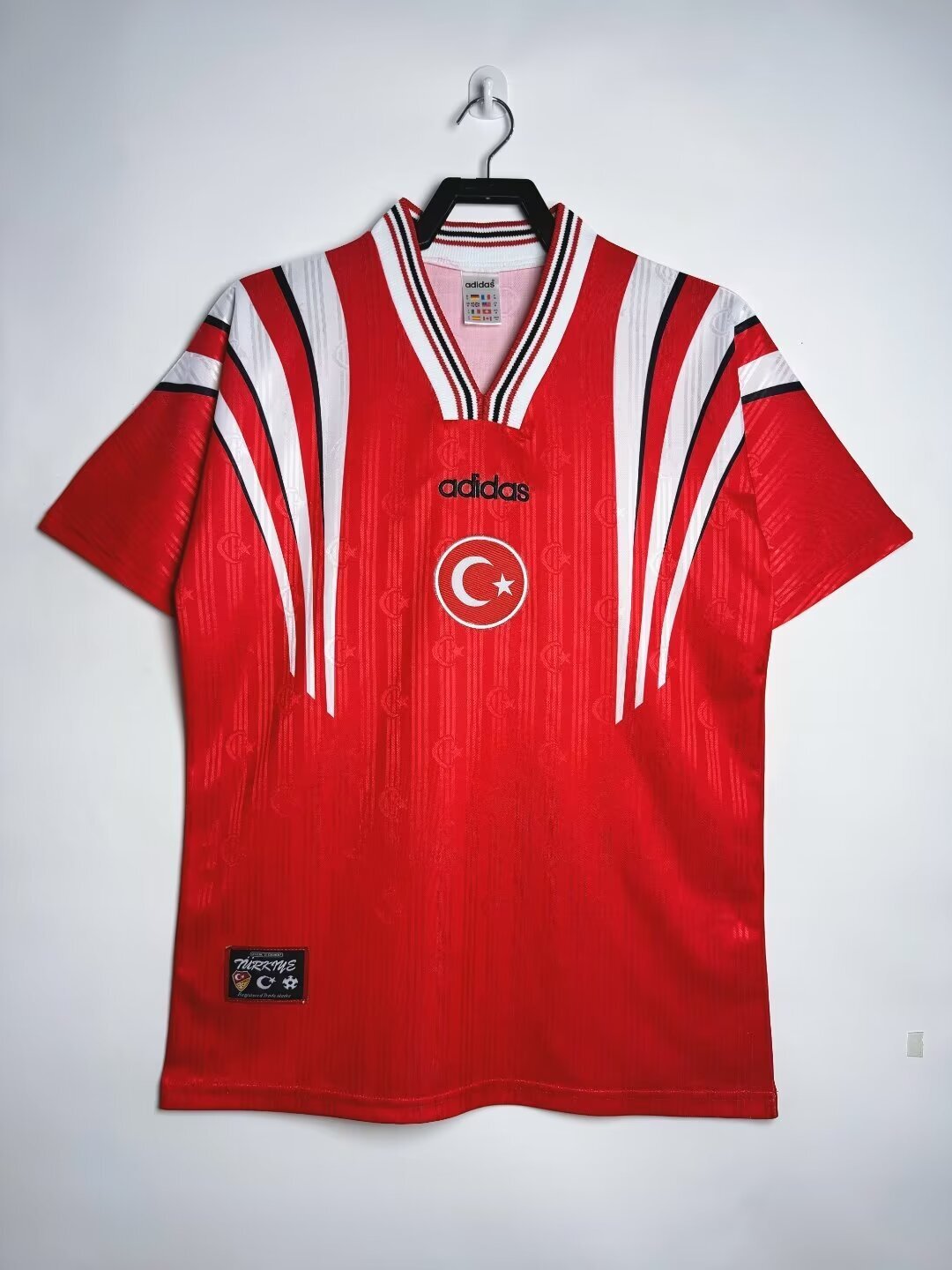Camiseta retro para hombre de la selección nacional de Turquía - 1996