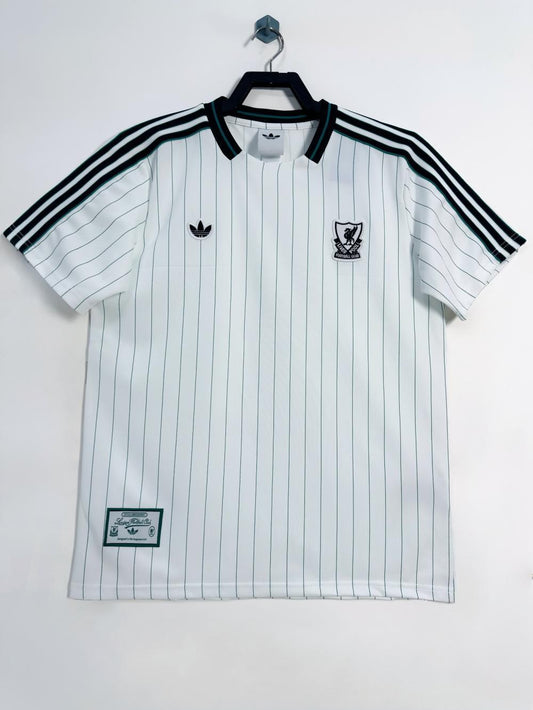 Camiseta Retro de Hombre Liverpool Blanca - 2025/2026
