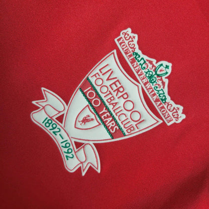 Maillot Rétro Homme Liverpool Rouge - 1992/1993