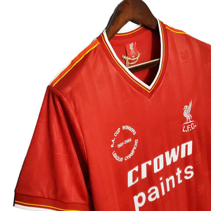 Maillot Rétro Homme Liverpool Rouge - 1985/1986