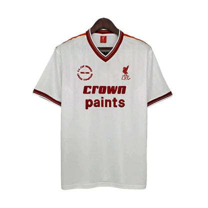 Maillot Homme Rétro Liverpool Blanc - 1985/1986
