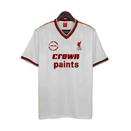 Maillot Homme Rétro Liverpool Blanc - 1985/1986