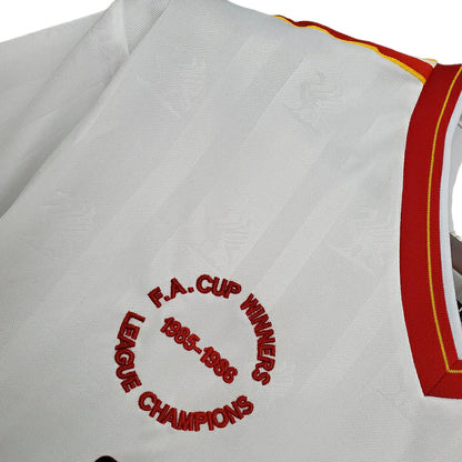 Maillot Homme Rétro Liverpool Blanc - 1985/1986