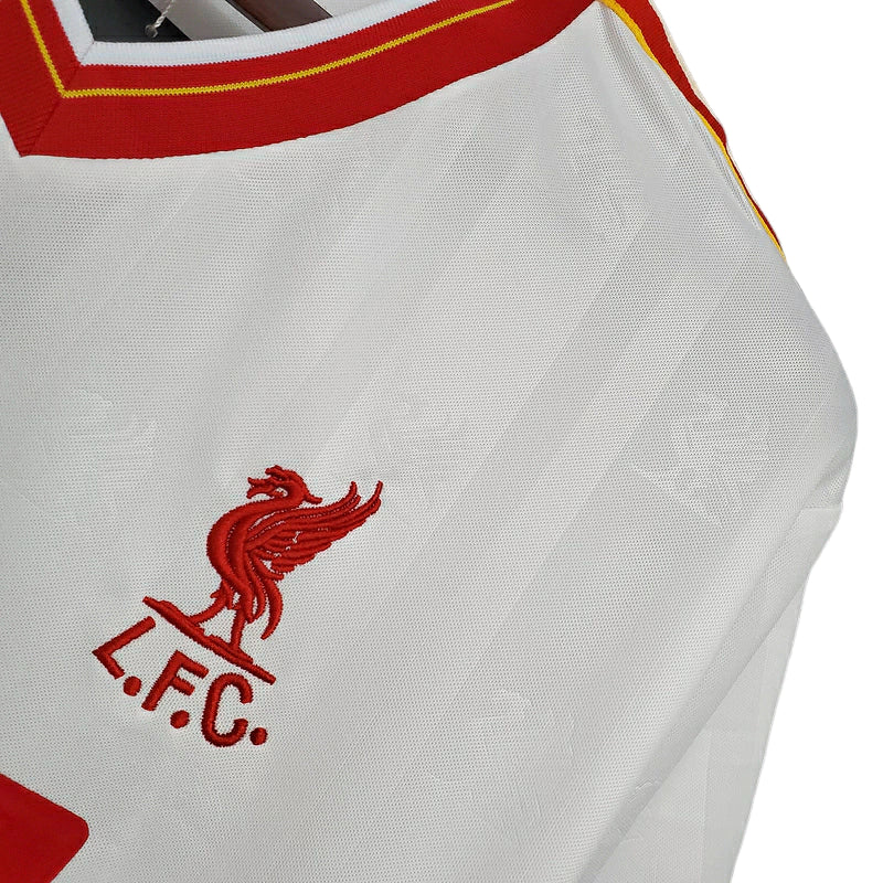 Maillot Homme Rétro Liverpool Blanc - 1985/1986