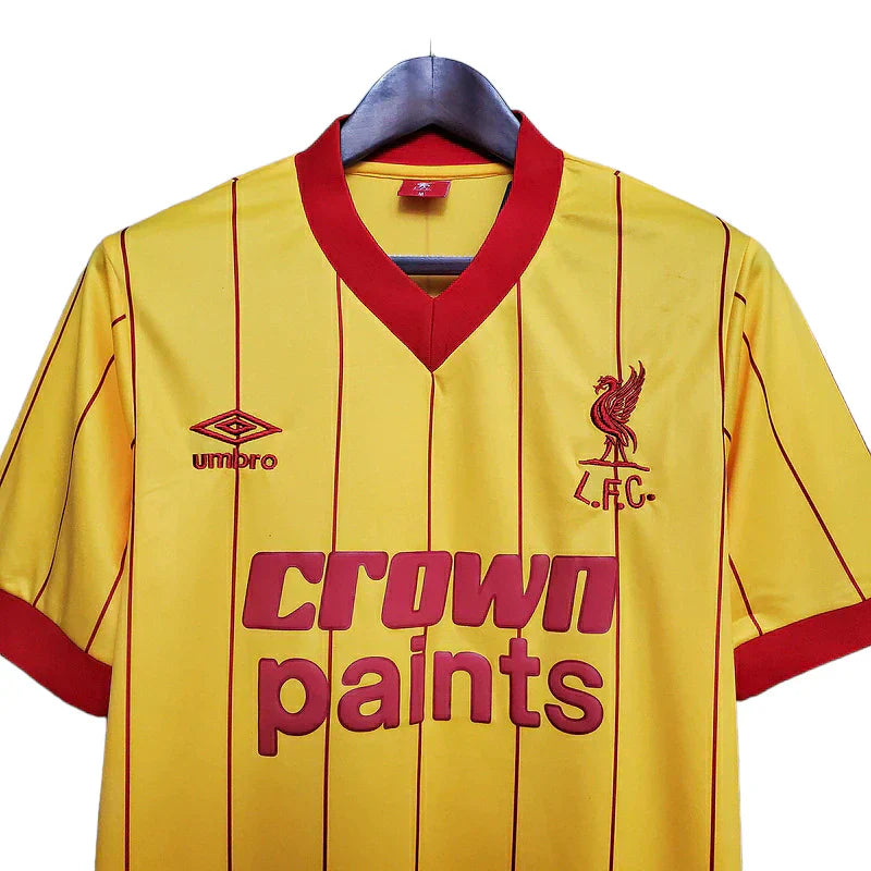 Maillot Homme Rétro Liverpool Amarela - 1984