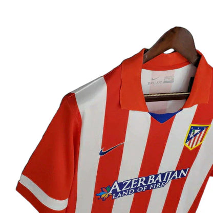 Camiseta Retro de Hombre Atlético de Madrid Blanca y Roja - 2013/2014