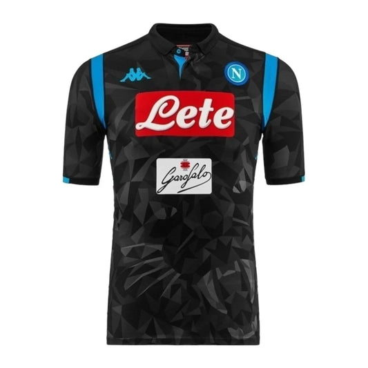 Camiseta de hombre retro del Napoli II negra - 2018/2019