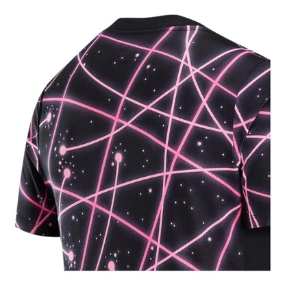 Maillot Homme PSG Pré-Match Noir et Rose - 25/26