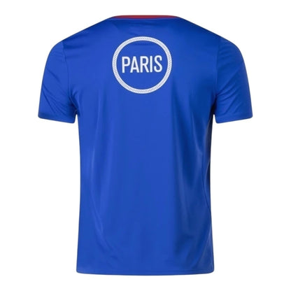 Camiseta de hombre PSG prepartido azul y roja - 25/26