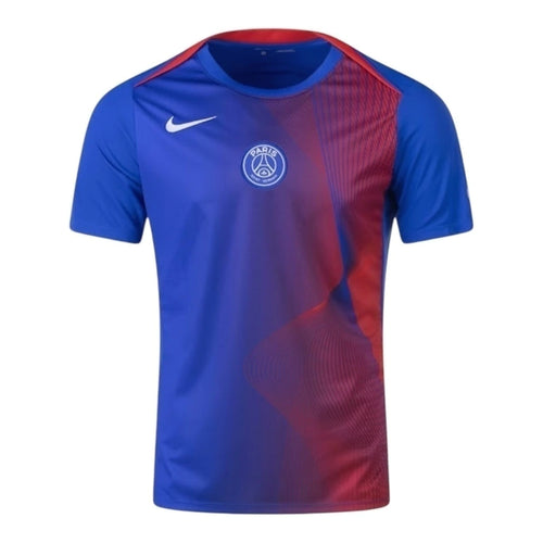 Camiseta de hombre PSG prepartido azul y roja - 25/26