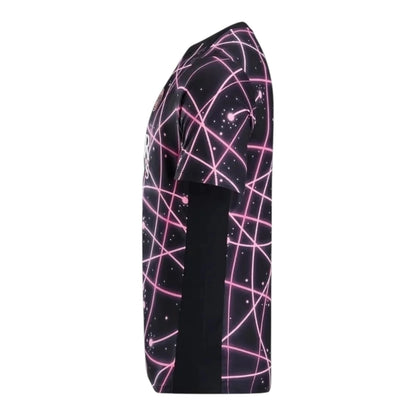 Maillot Homme PSG Pré-Match Noir et Rose - 25/26