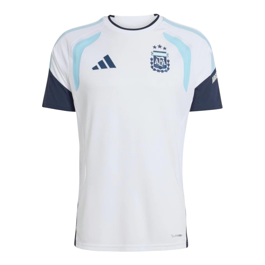 Camiseta de entrenamiento de la Selección Argentina para hombre Blanca - 26/27